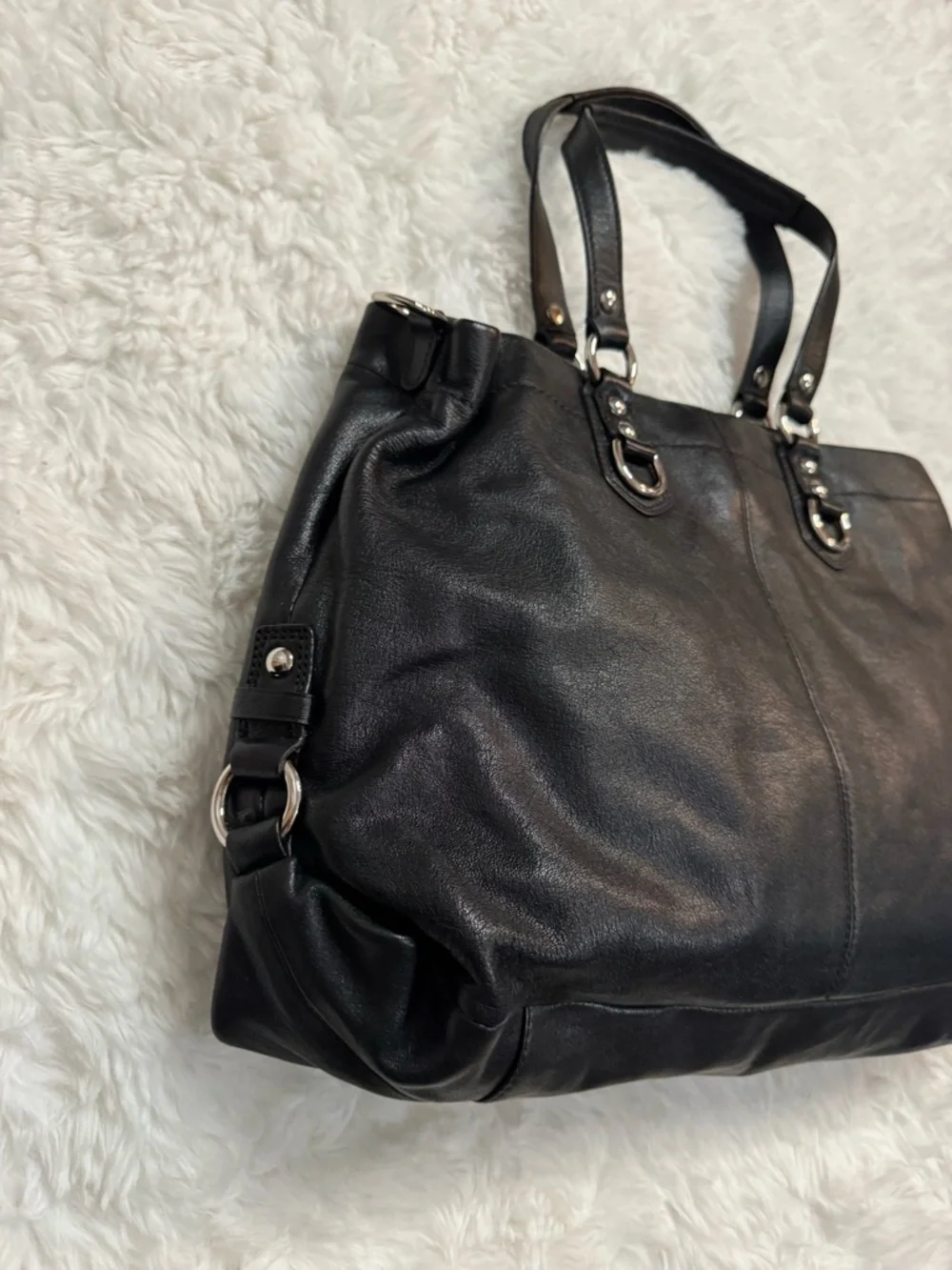 Coach Ashley Leather Satchel Carryall